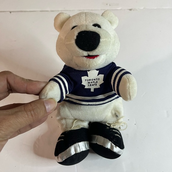 Toronto Maple Leafs Plush Polar Bear - Team Mascot Hockey Collectible - Picture 1 of 8